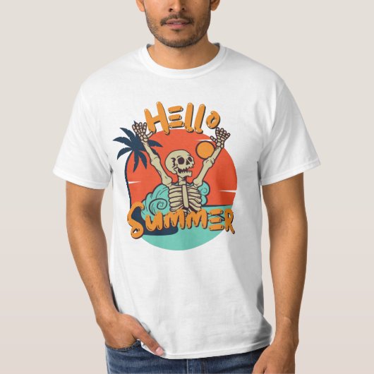 Hallo Sommer T-Shirt (Vorderseite)