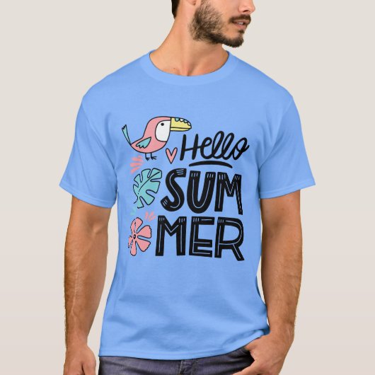 Hallo Sommer T-Shirt (Vorderseite)
