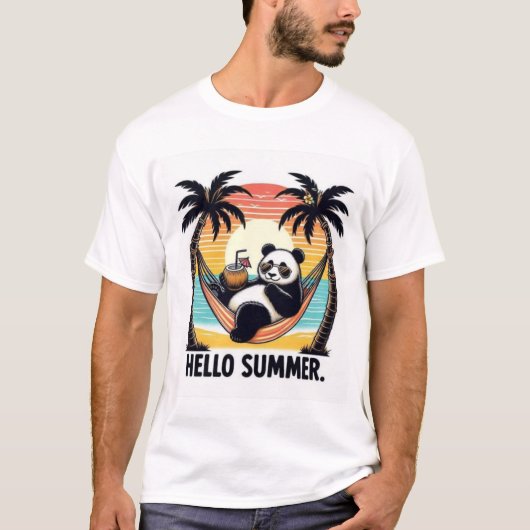 Hallo Sommer T-Shirt (Vorderseite)