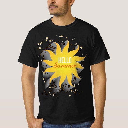 Hallo Sommer T-Shirt (Vorderseite)