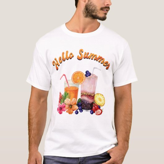 Hallo Sommer T-Shirt (Vorderseite)