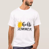 Hallo Sommer T-Shirt (Vorderseite)