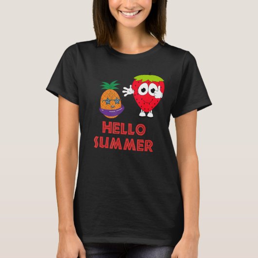 Hallo Sommer T-Shirt (Vorderseite)