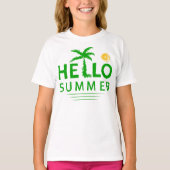 Hallo Sommer T-Shirt (Vorderseite)