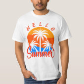Hallo Sommer T-Shirt (Vorderseite)