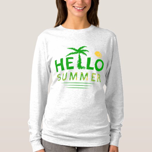 Hallo Sommer T-Shirt (Vorderseite)