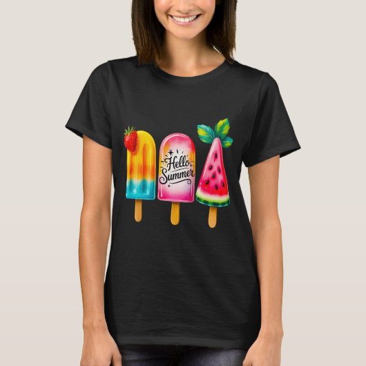 Hallo Sommer T-Shirt (Vorderseite)