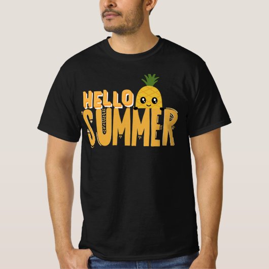 Hallo Sommer T-Shirt (Vorderseite)