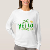 Hallo Sommer T-Shirt (Vorderseite)