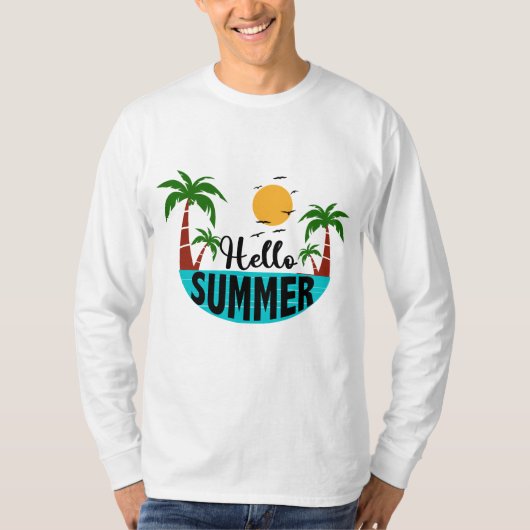 Hallo Sommer T-Shirt (Vorderseite)