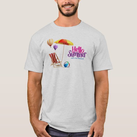 Hallo Sommer T-Shirt (Vorderseite)