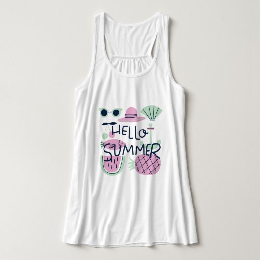 Hallo Sommer Tank Top (Design Vorderseite)