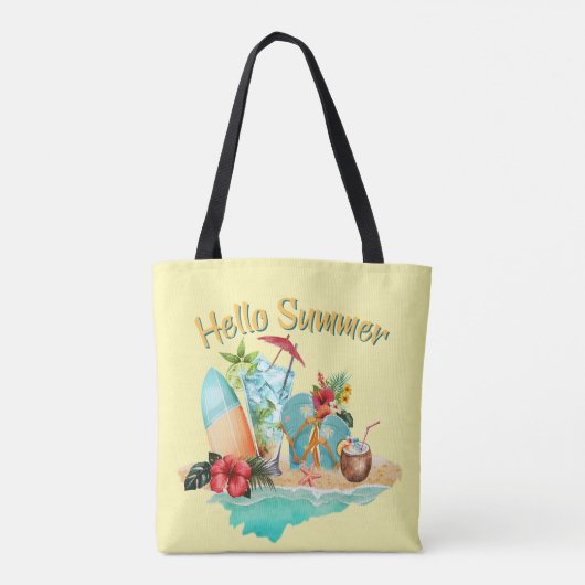 Hallo Sommer Tasche (Rückseite)