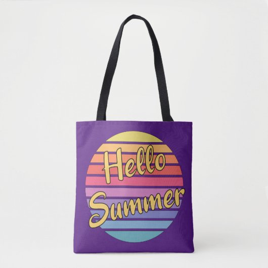 Hallo Sommer Tasche (Vorderseite)