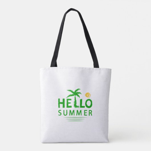 Hallo Sommer Tasche (Rückseite)