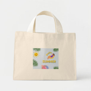 Hallo Sommer-Tasche Mini Stoffbeutel