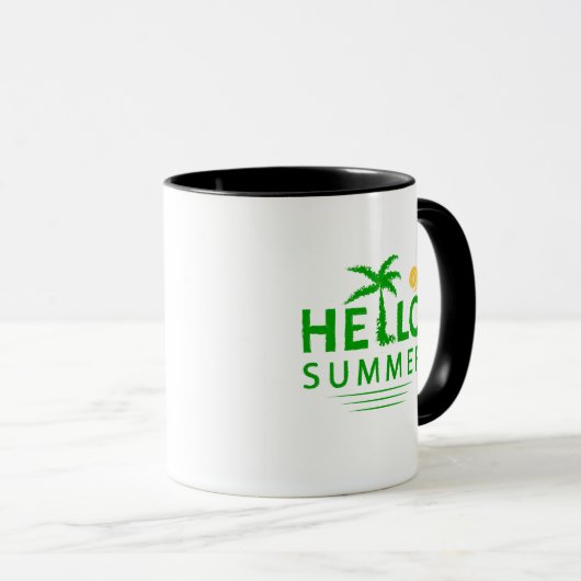 Hallo Sommer Tasse (VorderseiteRechts)