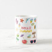 Hallo Sommer Tasse - Spaß und Sunny Coffee Cup (Mittel)