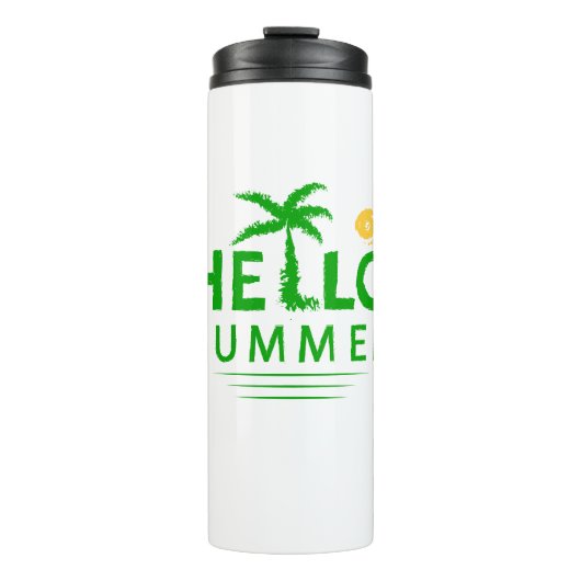Hallo Sommer Thermosbecher (Vorderseite)