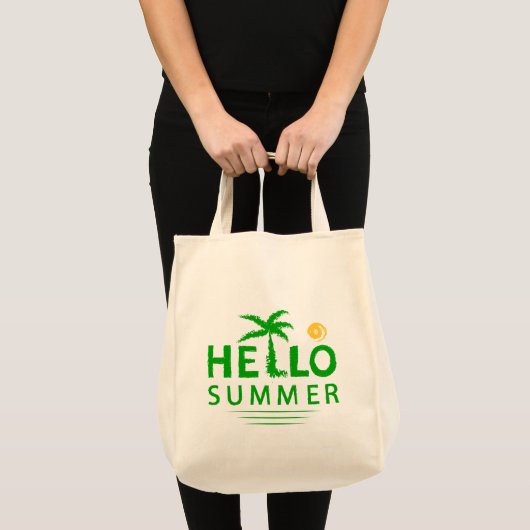 Hallo Sommer Tragetasche (Vorderseite (Produkt))