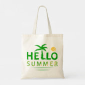 Hallo Sommer Tragetasche (Rückseite)
