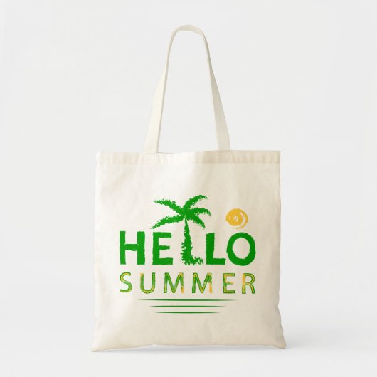 Hallo Sommer Tragetasche (Vorne)