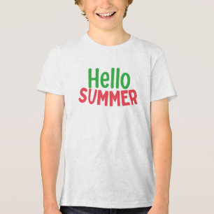 hallo Sommer Tri-Blend Shirt