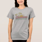 Hallo Sommer Tri-Blend Shirt (Vorderseite)