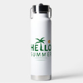 Hallo Sommer Trinkflasche (Vorderseite)