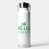 Hallo Sommer Trinkflasche (Vorderseite)