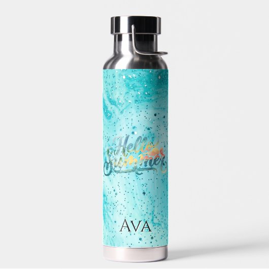 Hallo Sommer Trinkflasche (Links)
