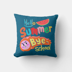 Hallo Sommer Tschüss Schule Kissen
