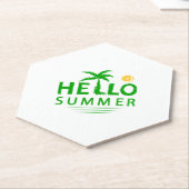 Hallo Sommer Untersetzer (angewinkelt)