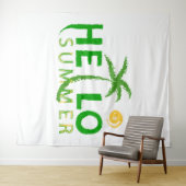 Hallo Sommer Wandteppich (Beispiel (Horizontal))