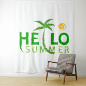 Hallo Sommer Wandteppich (Beispiel)