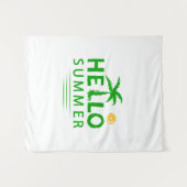 Hallo Sommer Wandteppich (Vorderseite (Horizontal))