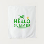 Hallo Sommer Wandteppich (Vorderseite)