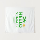 Hallo Sommer Wandteppich (Vorderseite (Horizontal))