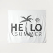 Hallo Sommer Wandteppich (Vorderseite (Horizontal))