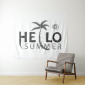 Hallo Sommer Wandteppich (Beispiel (Horizontal))