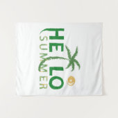 Hallo Sommer Wandteppich (Vorderseite (Horizontal))