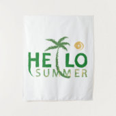 Hallo Sommer Wandteppich (Vorderseite)