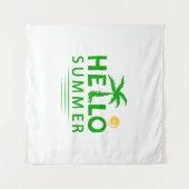 Hallo Sommer Wandteppich (Vorderseite (Horizontal))