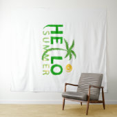 Hallo Sommer Wandteppich (Beispiel (Horizontal))