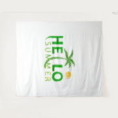 Hallo Sommer Wandteppich (Vorderseite (Horizontal))