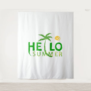 Hallo Sommer Wandteppich