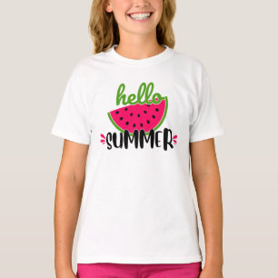 Hallo Sommer Wassermelone T-Shirt