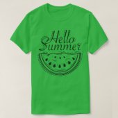 Hallo Sommer Wassermelone T-Shirt (Design vorne)
