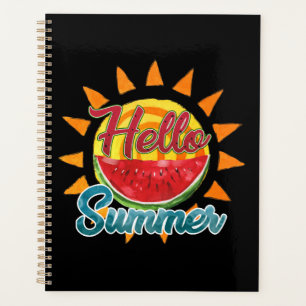 Hallo Sommer Watercolor Watermelon & Vibranno Planer