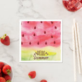 Hallo Sommer Watermelon Napkins Serviette (Beispiel)